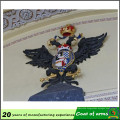 10 Years Experience Huahui Factory Customize Eagle Shape Metal Emblem